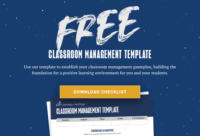 Classroom management template